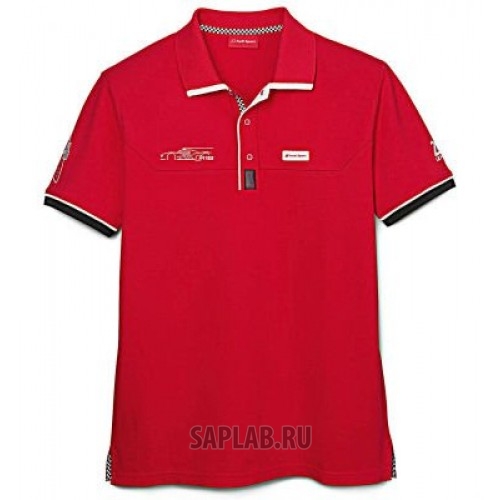 Купить Audi 3131600203 Мужская рубашка-поло Audi Sport Mens Poloshirt, Le Mans 2016, Red