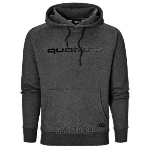 Купить Audi 3131700702 Мужская толстовка с капюшоном Audi Mens hoody, quattro, Dark Grey