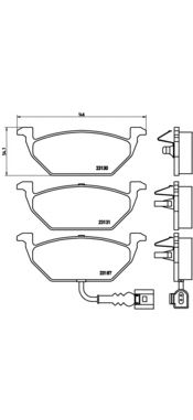 Купить запчасть BREMBO - P85072 