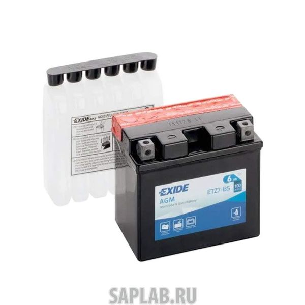 Купить EXIDE ETZ7BS Аккумулятор автомобильный EXIDE ETZ7-BS 6 Ач