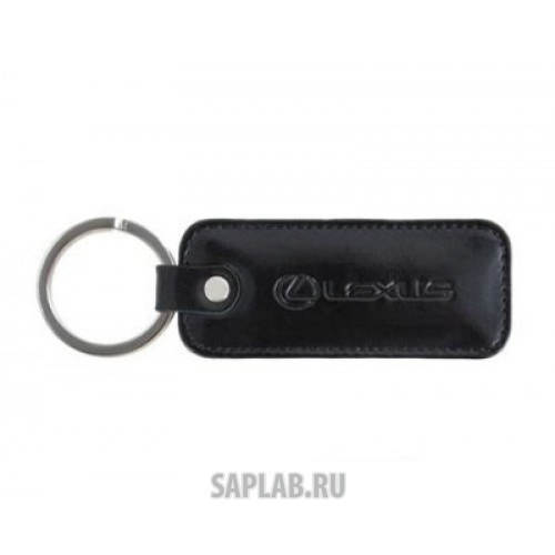 Купить LEXUS OT1100321L Кожаный прямоугольный брелок Lexus, black, артикул OT1100321L