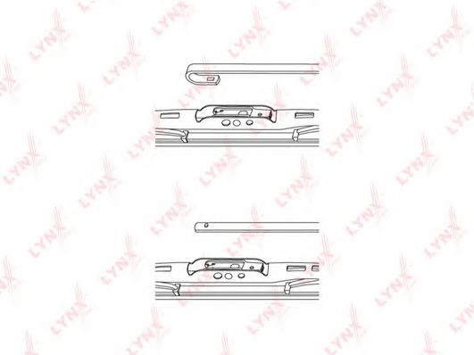 Купить LYNX 550LS Щетка стеклоочистителя летняя+спойлер