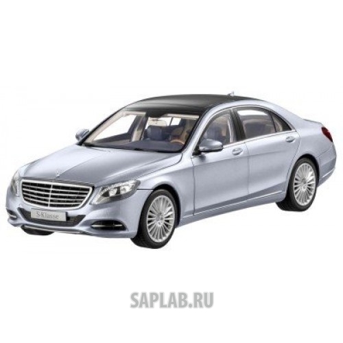 Купить MERCEDES B66962299 Модель Mercedes-Benz S-Class, Saloon, Diamond Silver Metallic, 1:18 Scale, артикул B66962299