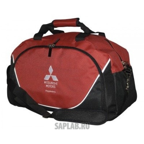 Купить MITSUBISHI RU000017 Спортивная сумка Mitsubishi Sports Bag, Black-Red, артикул RU000017