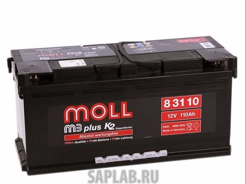 Купить MOLL 83110 Аккумулятор MOLL M3plus 110R 900A 394х175х190 83110