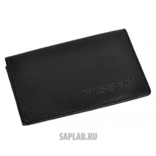 Купить NISSAN 999BCH1047 Кожаный футляр для визитных карт Nissan Business Card Case, Black