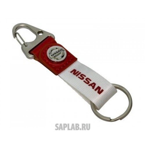 Купить NISSAN 999CHARMWHIT Брелок Nissan Key Ring, White/Red