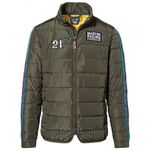 Купить Porsche WAP55800S0J Мужская куртка Porsche Martini Racing Collection, Quilted Jacket, Men, Green