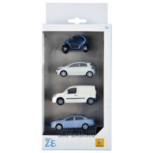 Купить RENAULT 7711431013 Набор моделей Renault Box Of 4 Electric Cars, артикул 7711431013