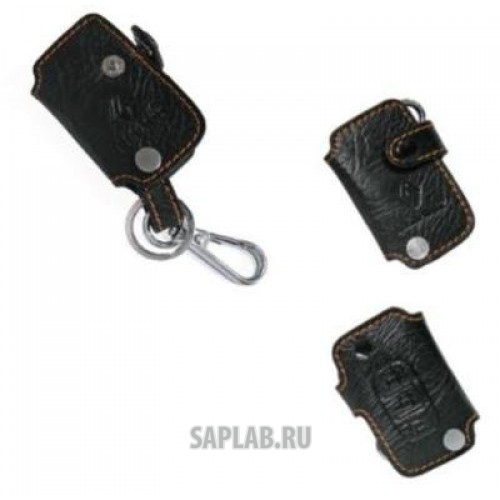 Купить RENAULT 7711546609 Чехол-брелок для ключа автомобилей, кожа с прострочкой желтой нитью Renault, Type 2, артикул 7711546609