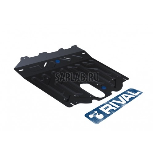 Купить RIVAL 11128231 Защита картера и КПП Rival, Kia Sorento II V - 2.2D, 2.4i, 2012-, крепеж в комплекте, сталь, 1.8 мм