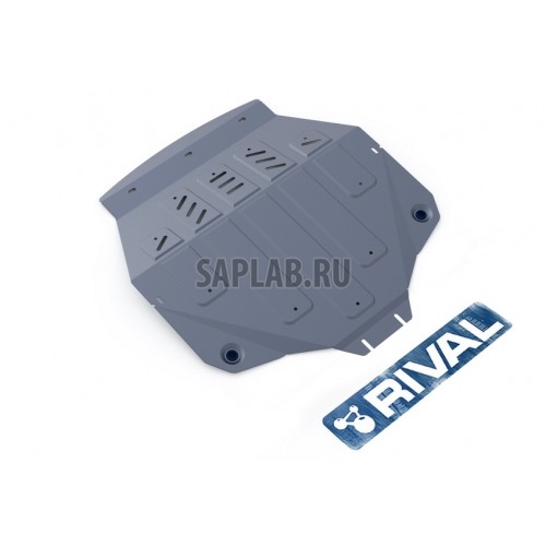 Купить RIVAL 33301011 Защита картера и КПП Rival, ACURA MDX III V - 3.5, 2013-, крепеж в комплекте, алюминий, 4 мм