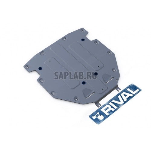 Купить RIVAL 33303301 Защита КПП Rival, AUDI Q7 V - 3.0, 3.0 S-Line, 2015-, крепеж в комплекте, алюминий, 4 мм