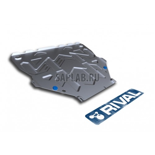 Купить RIVAL 33318381 Защита картера и КПП Rival, Ford Kuga II V - 1.6, 2.5, 2013-, крепеж в комплекте, алюминий, (Без удаления пыльника)Sale4 мм