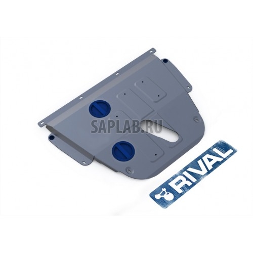 Купить RIVAL 33327281 Защита картера и КПП Rival, Jeep Cherokee V - 2.4. 3.2, 4WD, АКПП, 2014-, крепеж в комплекте, алюминий, 4 мм