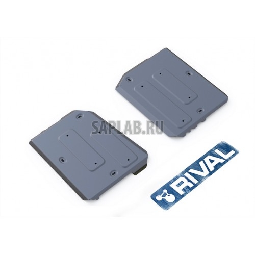 Купить RIVAL 33327291 Защита топливного бака Rival, Jeep Cherokee V - 2.4. 3.2, 4WD, АКПП, 2014-, крепеж в комплекте, алюминий, Sale4 мм