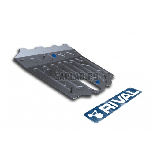 Купить RIVAL 33328231 Защита картера и КПП Rival, Kia Sorento II V - 2.2, 2.4, 2012-, крепеж в комплекте, алюминий, 3 мм