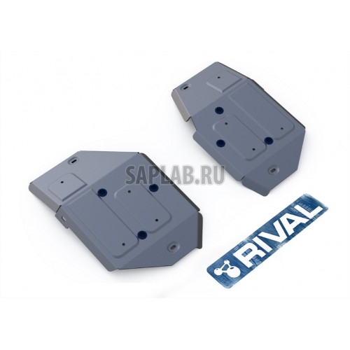 Купить RIVAL 33331251 Защита топливного бака Rival, Land Rover Range Rover Evoque V - 2.0, 2.2d, 2011-, крепеж в комплекте, алюминий, 4 мм