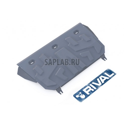 Купить RIVAL 33338231 Защита картера и КПП Rival, Mazda 3 V - 1.5, 1.6, 2.0, 2013-/6 V - 2.0, 2.5, 2012-2015/2015-/CX-5 V - 2.0, 2.5, 2011-2015/2015-, крепеж в комплекте, алюминий, 3 мм