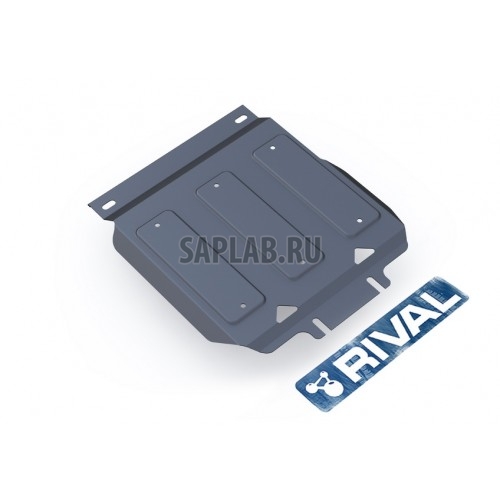 Купить RIVAL 33341221 Защита картера Rival, Infiniti QX 56 V - 5.6, 2010-2013/QX 80 V - 5.6, 2013-/Nissan Patrol V - 5.6, 2010-, крепеж в комплекте, алюминий, 4 мм