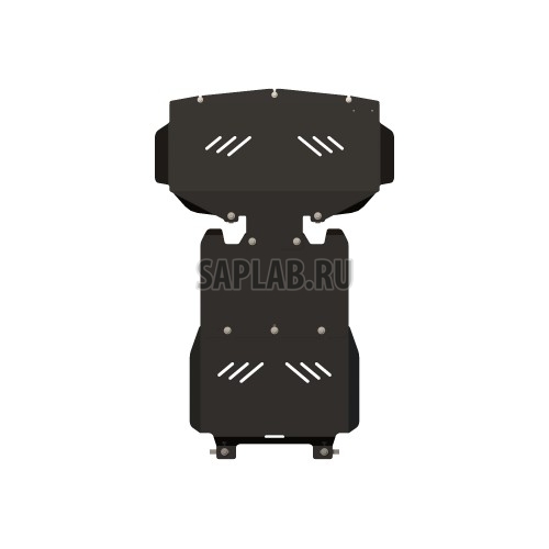 Купить SHERIFF 101444 Защита картера двигателя и кпп Hyundai H1(07-)/Grand Starex (07-), V- 2,5TD (из 3-х частей) (Сталь 2 мм)( Хундай Хенде Хендай Н1 Х1 Гранд Старекс \ Хундай Хенде Хендай Н1 Х1 \)