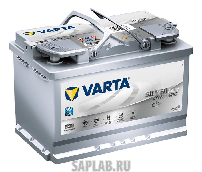 Купить VARTA 894 Аккумулятор автомобильный  Varta Silver Dynamic AGM 894 70 Ач