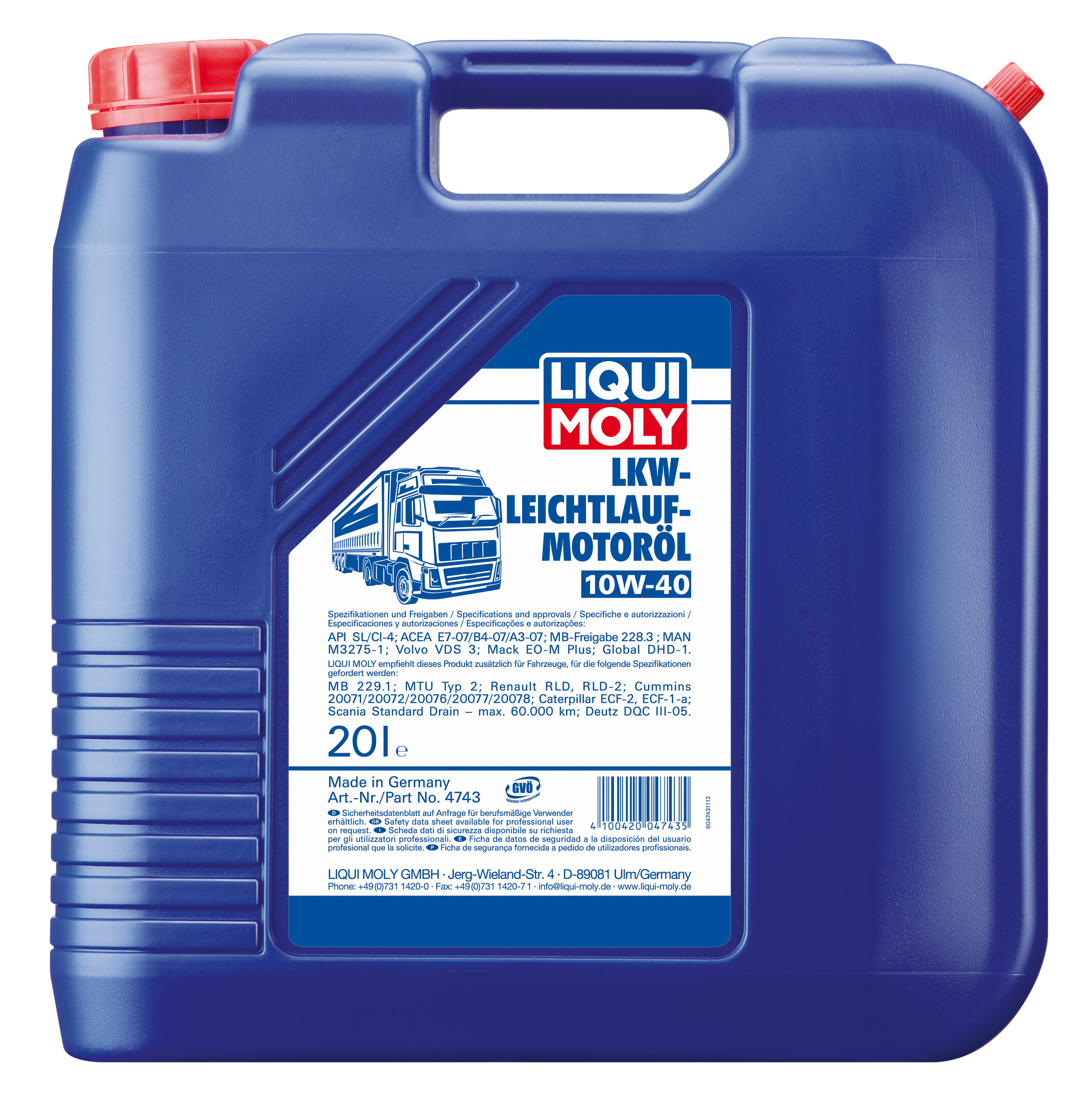 Купить запчасть LIQUI MOLY - 4743 