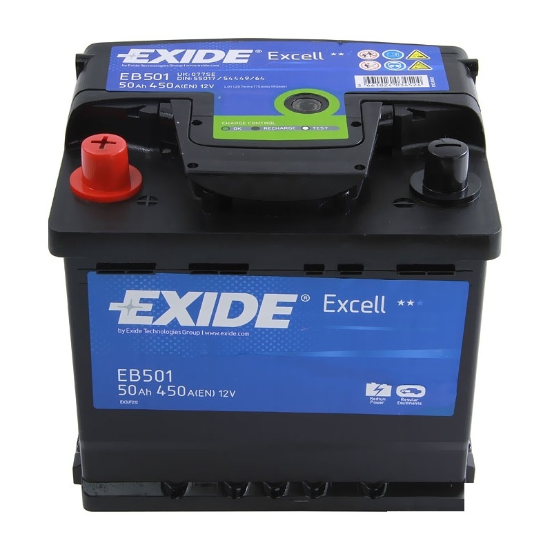Купить EXIDE EB501 Аккумулятор автомобильный EXIDE EB501 50 Ач