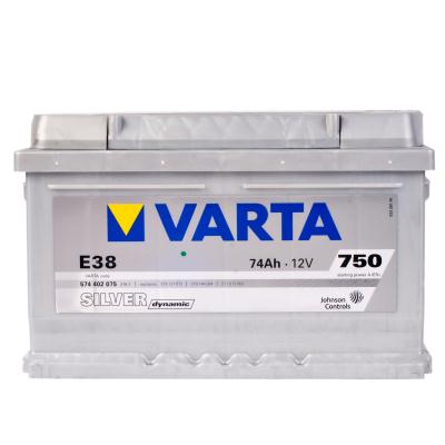 Купить VARTA 574402075 Аккумуляторная Батарея Silver Dynamic 19.5/17.9 Евро 74ah 750a 278/175/175 Varta